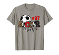 Soccer Mom 97 Custom Number Mothers Day T-Shirt - Unique Graphic Unisex - T-Shirt, Sweatshirt, Hoodie
