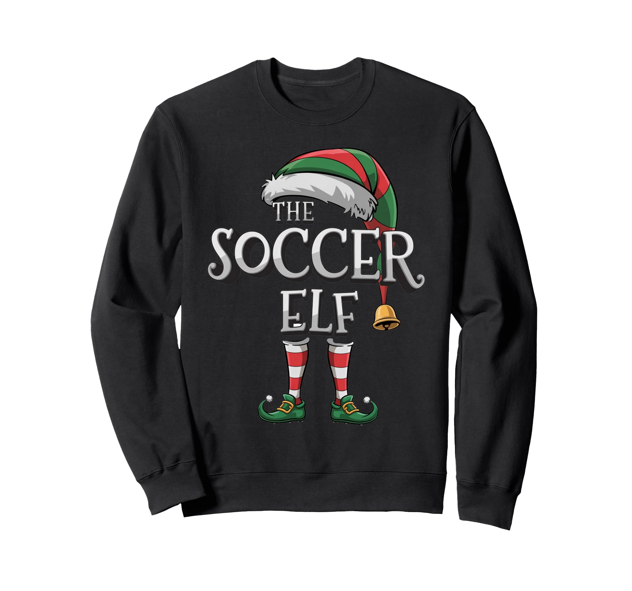 Soccer Elf Matching Family Soccer Elf Sweatshirt - Trendy Graphic Men Women - T-Shirt, Sweatshirt, Hoodie