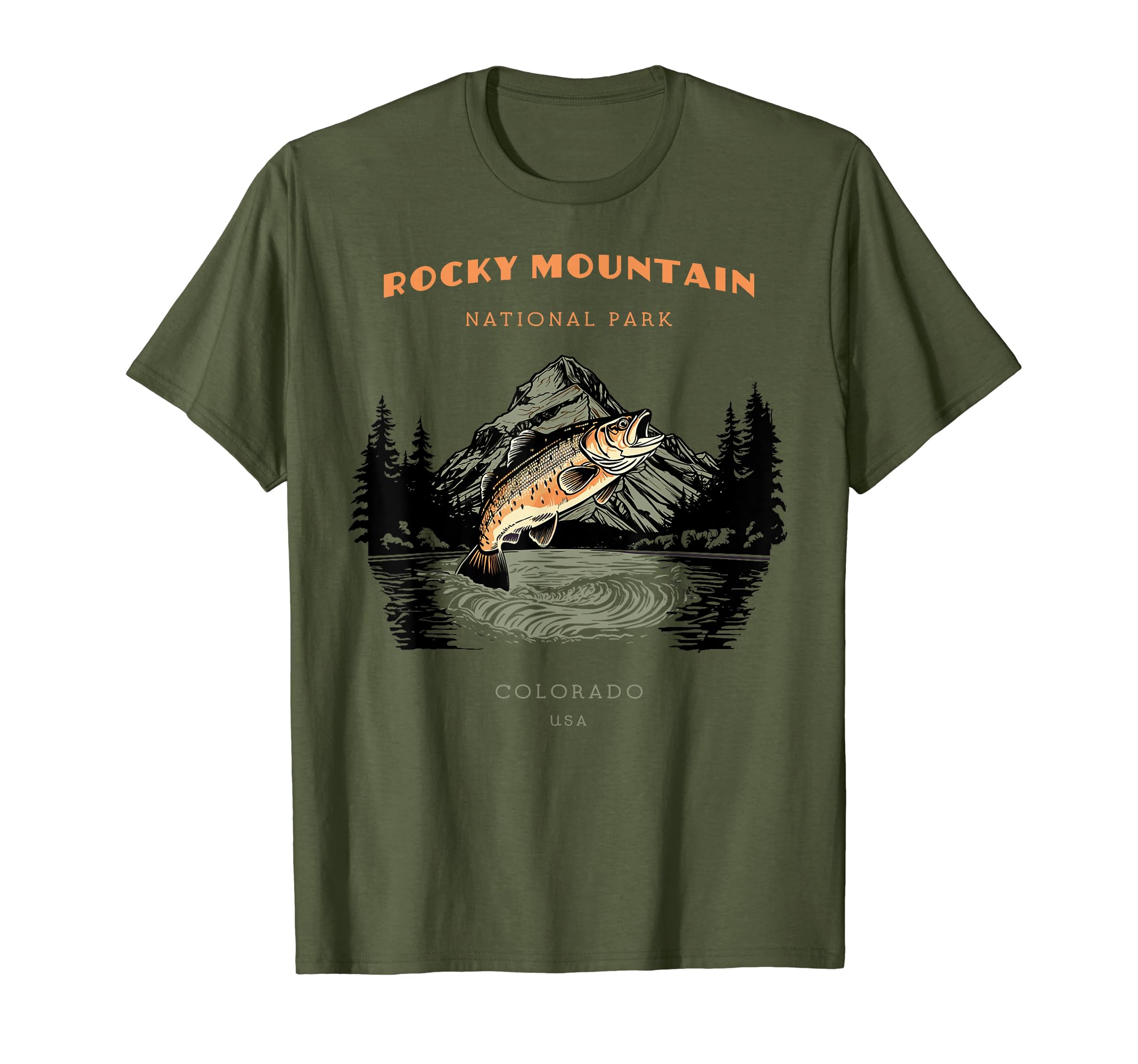 Rocky Mountain National Park Colorado T-Shirt - Graphic Print for Adults - T-Shirt, Sweatshirt, Hoodie