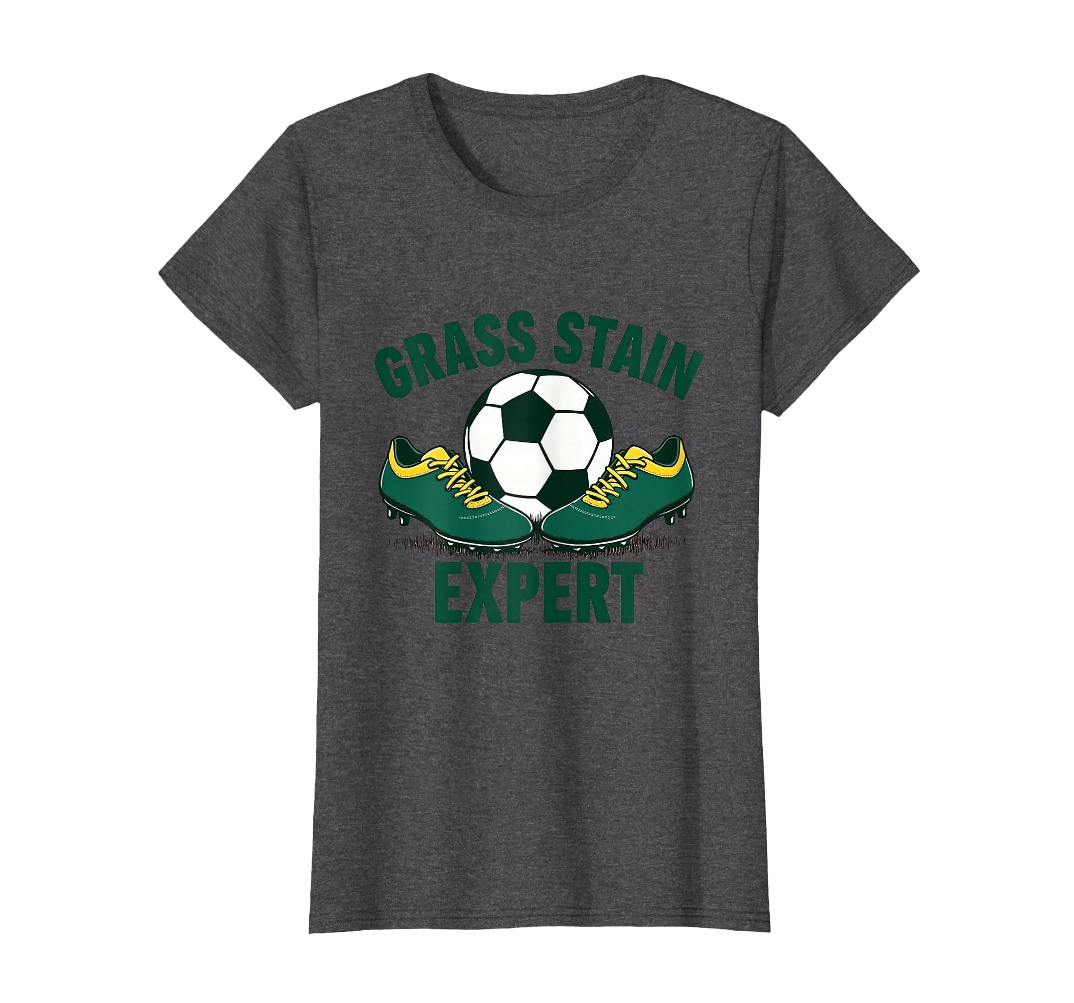 Grass Stain Expert Funny Soccer Mom T-Shirt - Minimalist Print Men Women - T-Shirt, Sweatshirt, Hoodie