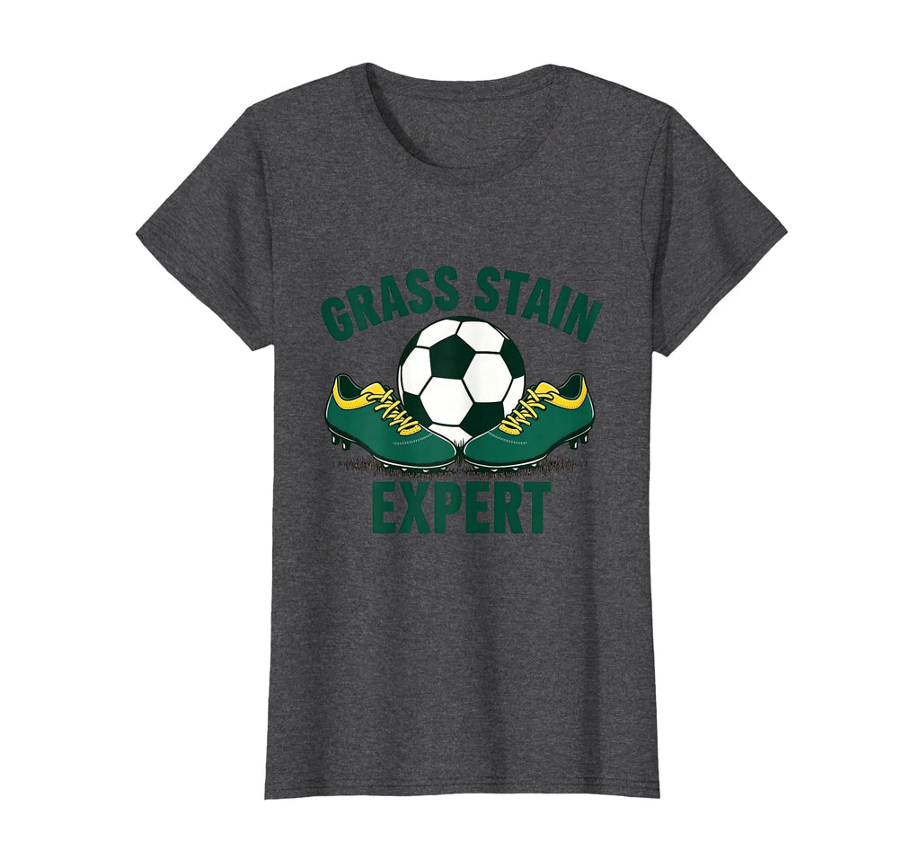 Grass Stain Expert Funny Soccer Mom T-Shirt - Trendy Graphic for Adults - T-Shirt, Sweatshirt, Hoodie