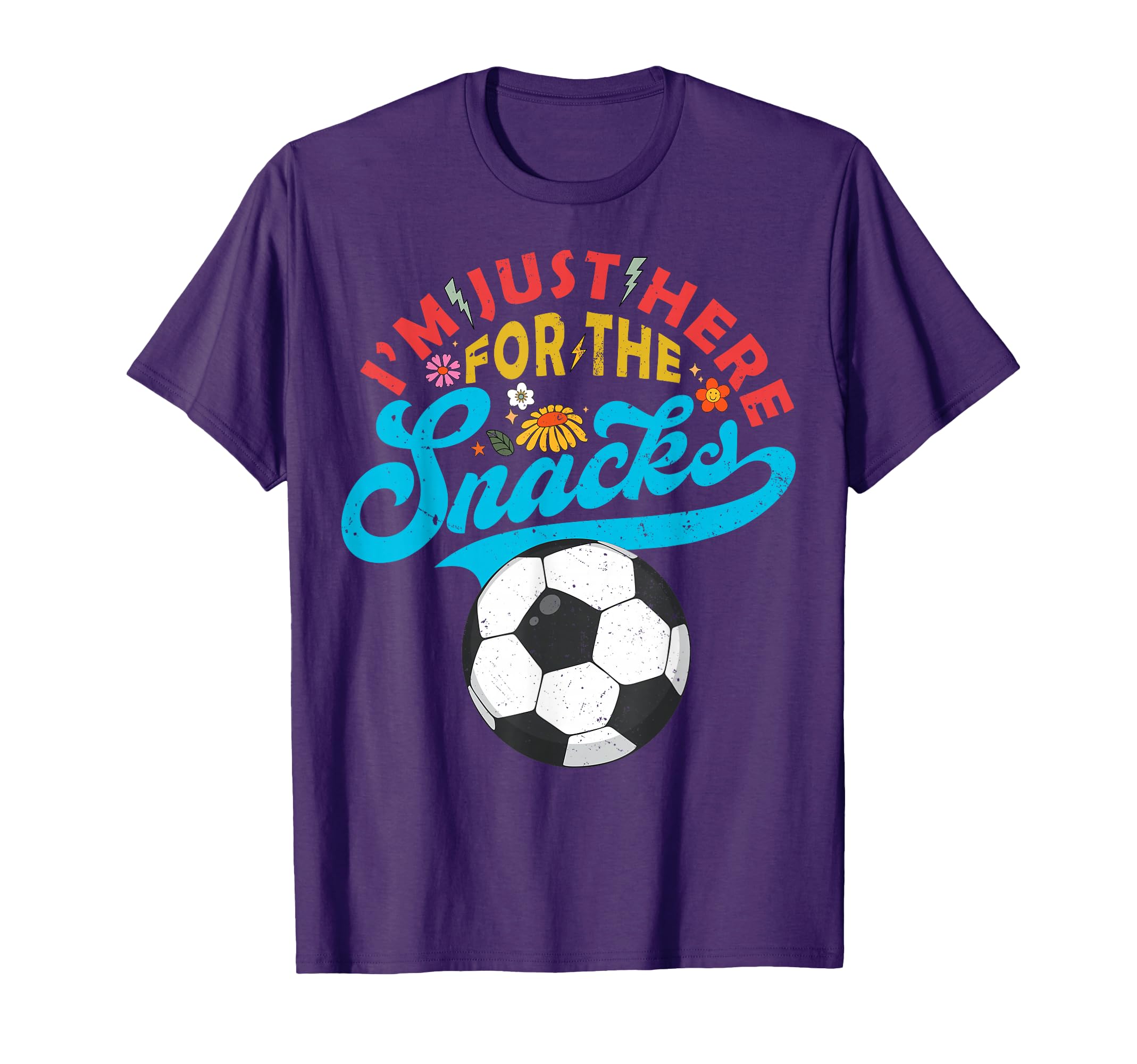 Im Just Here Snacks Funny Fantasy Soccer T-Shirt - Graphic Print Men Women - T-Shirt, Sweatshirt, Hoodie
