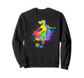 Colorful Football Sport Game Sweatshirt - Aesthetic Graphic for Adults - T-Shirt, Sweatshirt, Hoodie