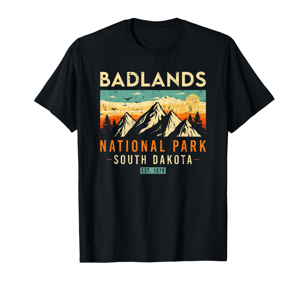 Badlands Est 1978 South Dakota T-Shirt - Trendy Graphic for Adults - T-Shirt, Sweatshirt, Hoodie