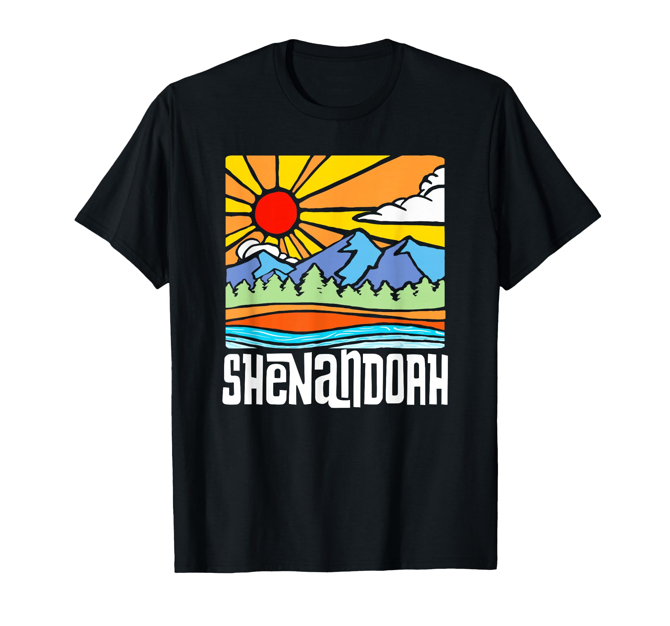 Shenandoah National Park Artistic Nature T-Shirt - Unique Graphic Unisex - T-Shirt, Sweatshirt, Hoodie