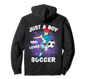 Just Who Loves Soccer Funny Hoodie - Trendy Graphic Men Women - T-Shirt, Sweatshirt, Hoodie