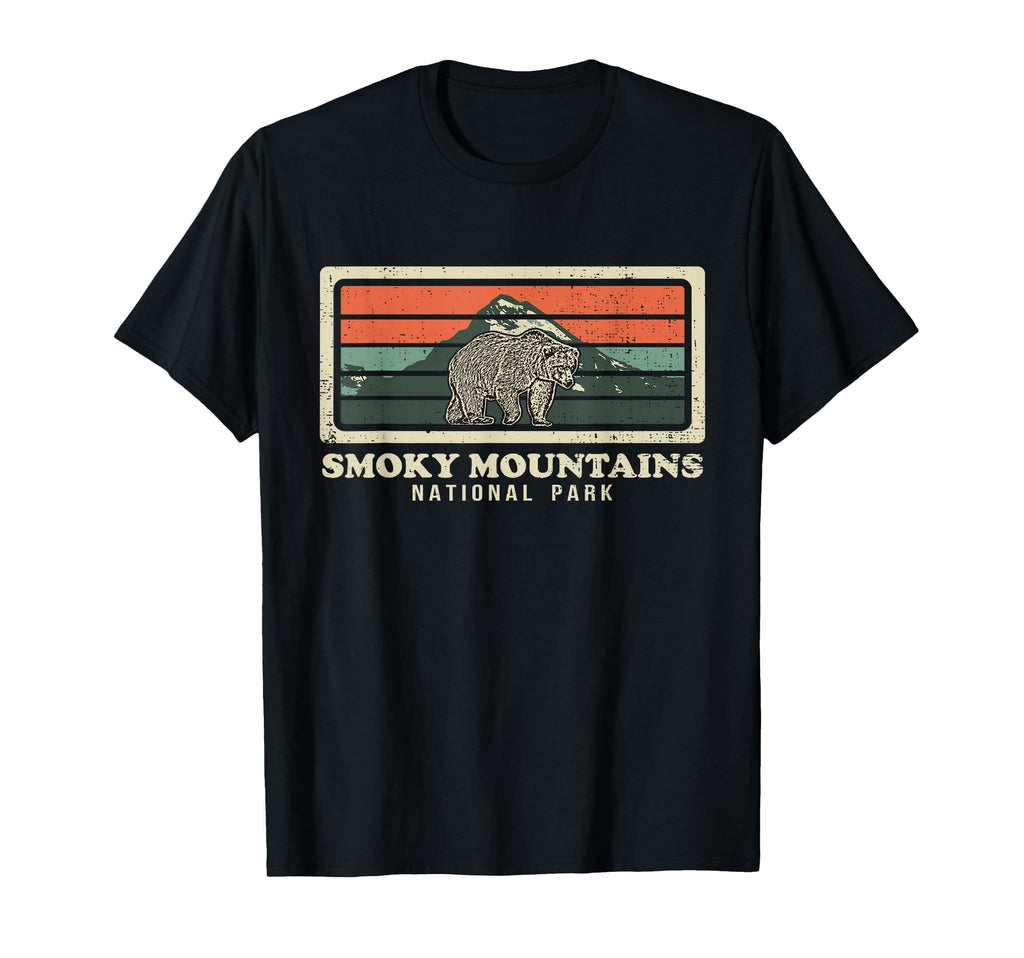 Smoky Mountains National Park Bear T-Shirt - Trendy Graphic for Adults - T-Shirt, Sweatshirt, Hoodie