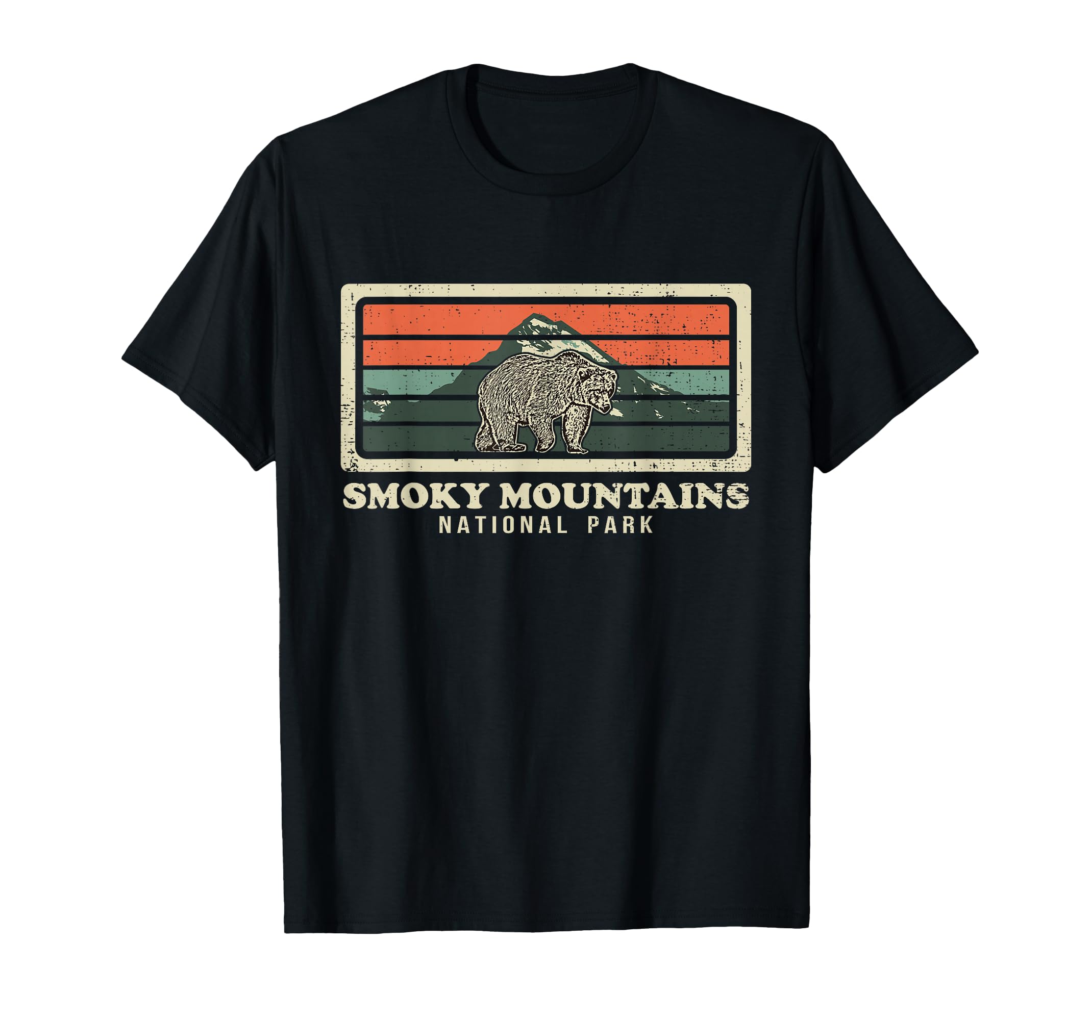 Smoky Mountains National Park Bear T-Shirt - Trendy Graphic for Adults - T-Shirt, Sweatshirt, Hoodie