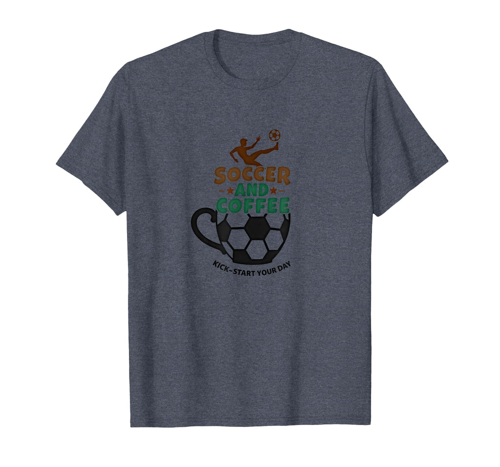 Soccer Mom Soccer And Coffee Kick Sweatshirt - Custom Art Print Men Women - T-Shirt, Sweatshirt, Hoodie