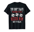Crazy Sports Mom Funny Soccer Mama T-Shirt - Aesthetic Graphic Men Women - T-Shirt, Sweatshirt, Hoodie