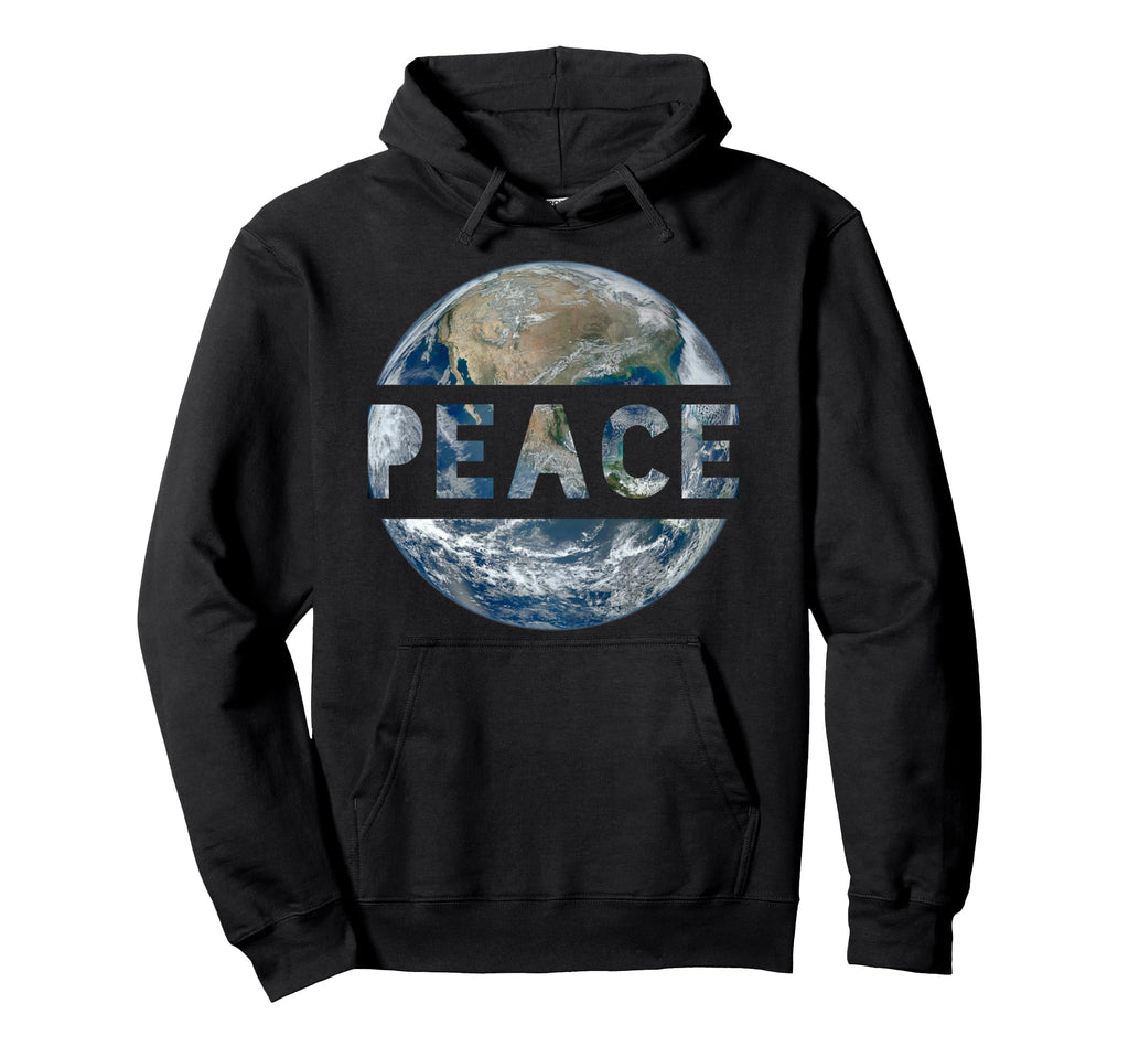 World Peace Earth Conscious Humanity Hoodie - Custom Art Print for Adults - T-Shirt, Sweatshirt, Hoodie