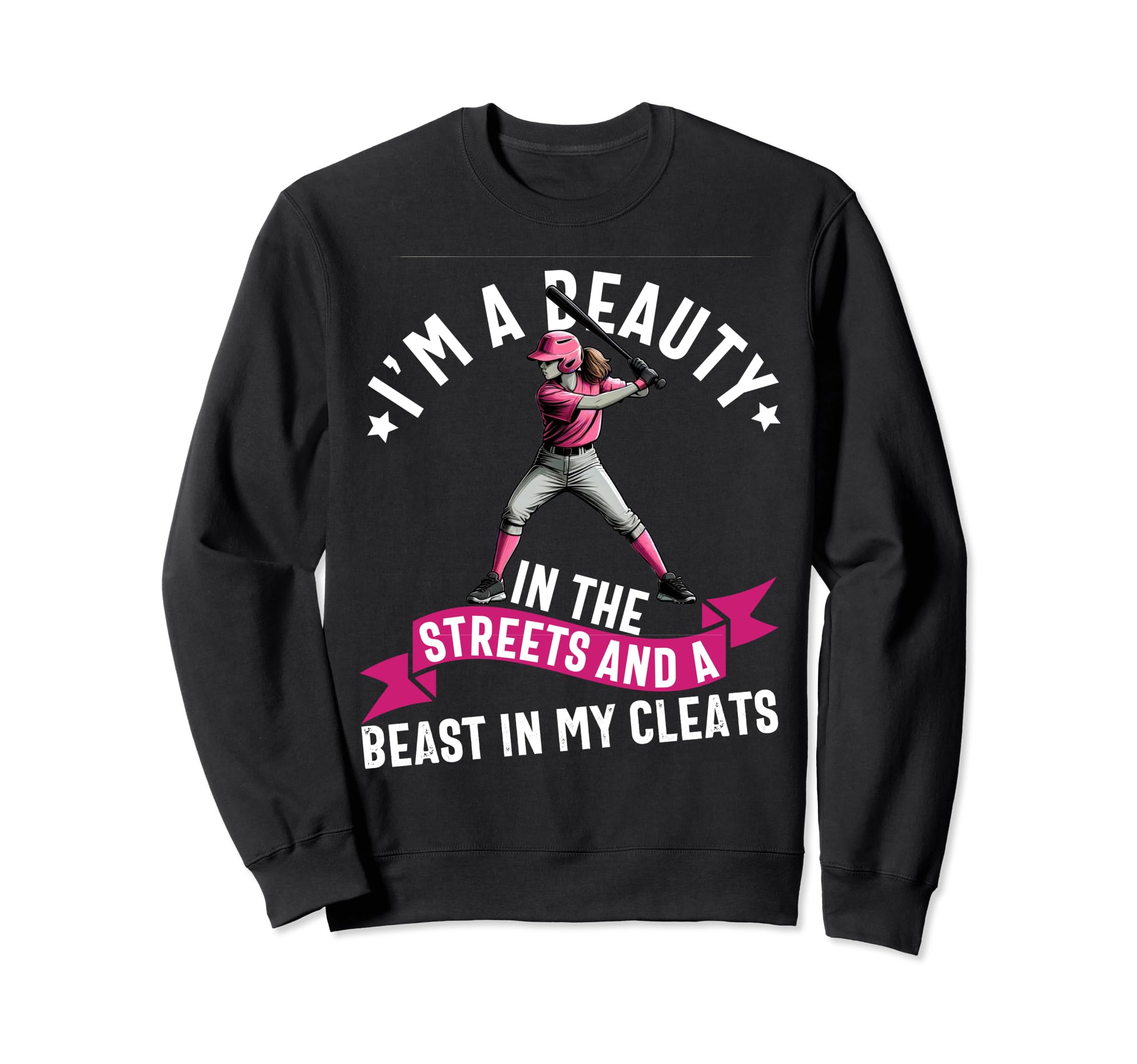 Im Beauty Streets And Beast My Cleats Sweatshirt - Unique Graphic Unisex - T-Shirt, Sweatshirt, Hoodie