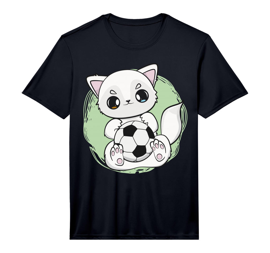 Arctic Fox Plays Soccer And Kawaii T-Shirt - Trendy Graphic Men Women - T-Shirt, Sweatshirt, Hoodie
