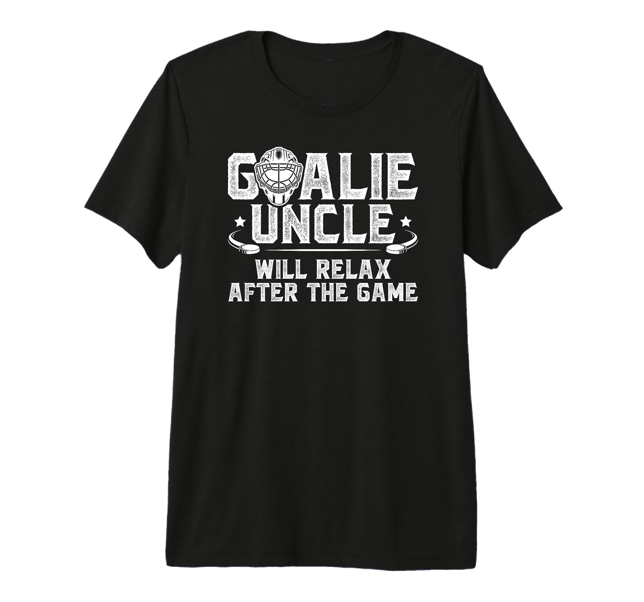 Mens Funny Hockey Goalie Uncle Ice Hockey T-Shirt - Unique Graphic Unisex - T-Shirt, Sweatshirt, Hoodie