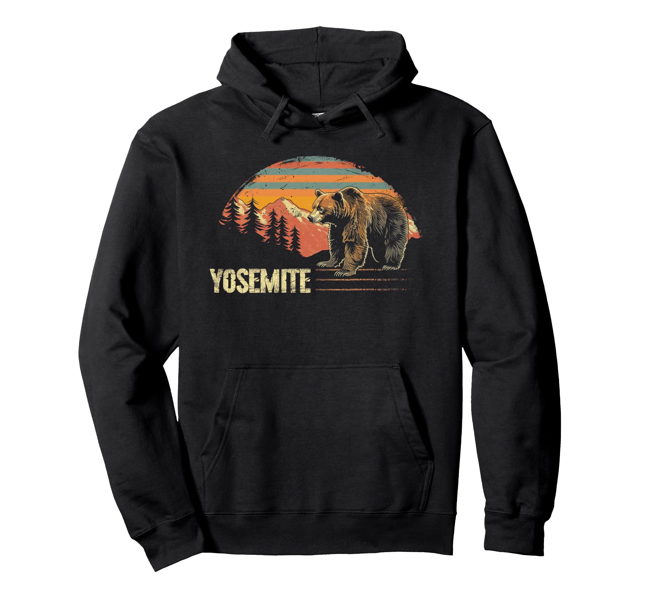 Yosemite Us National Park Hoodie - Novelty Apparel for Adults - T-Shirt, Sweatshirt, Hoodie