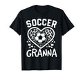 Soccer Granna Leopard Heart Granna T-Shirt - Fun Novelty Design Unisex - T-Shirt, Sweatshirt, Hoodie