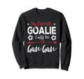 Funny Soccer Goalie Goalkeeper Mom Sweatshirt - Minimalist Print Men Women - T-Shirt, Sweatshirt, Hoodie