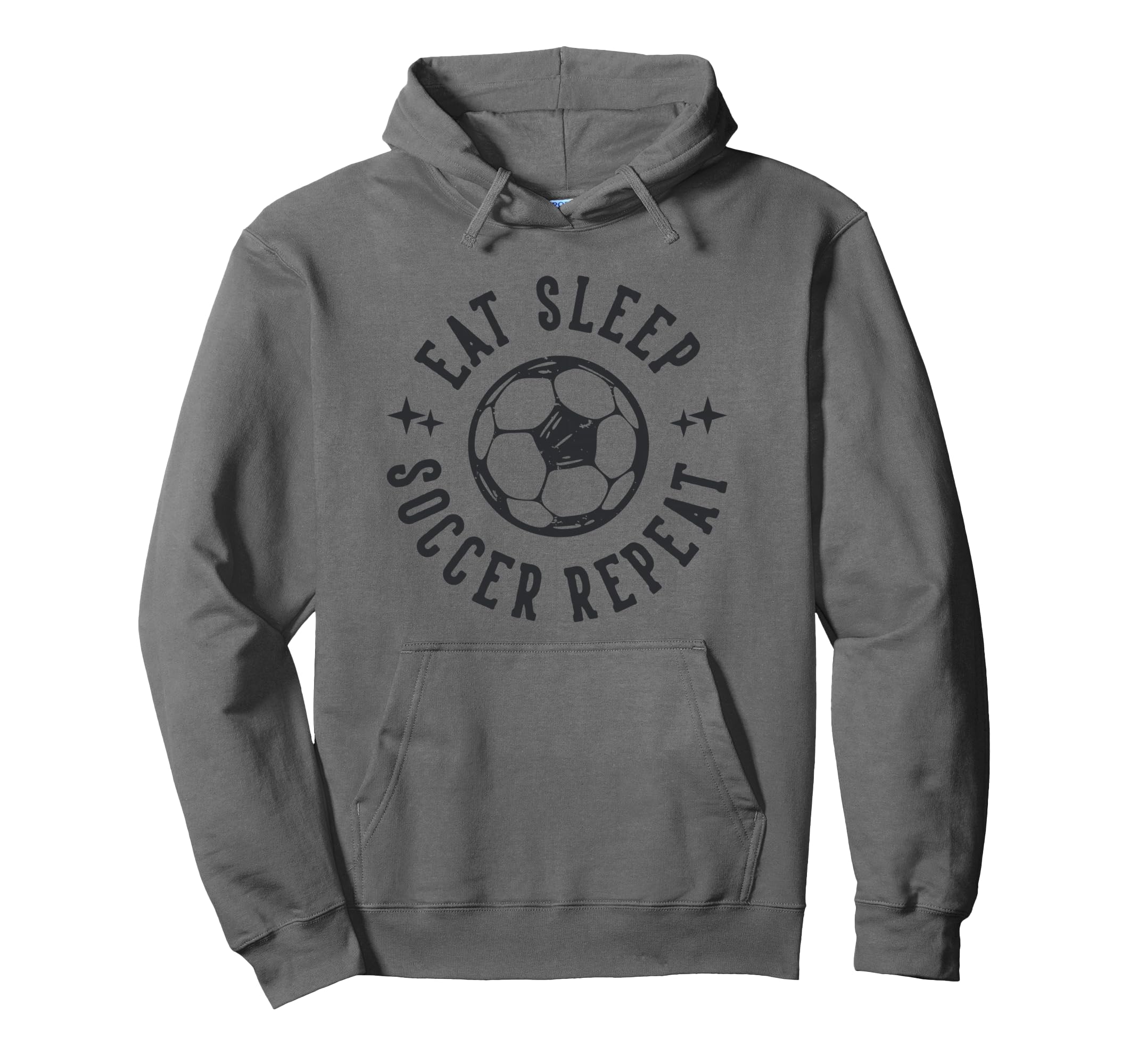 Eat Sleep Soccer Repeat Soccer Sports Hoodie - Minimalist Print Unisex - T-Shirt, Sweatshirt, Hoodie