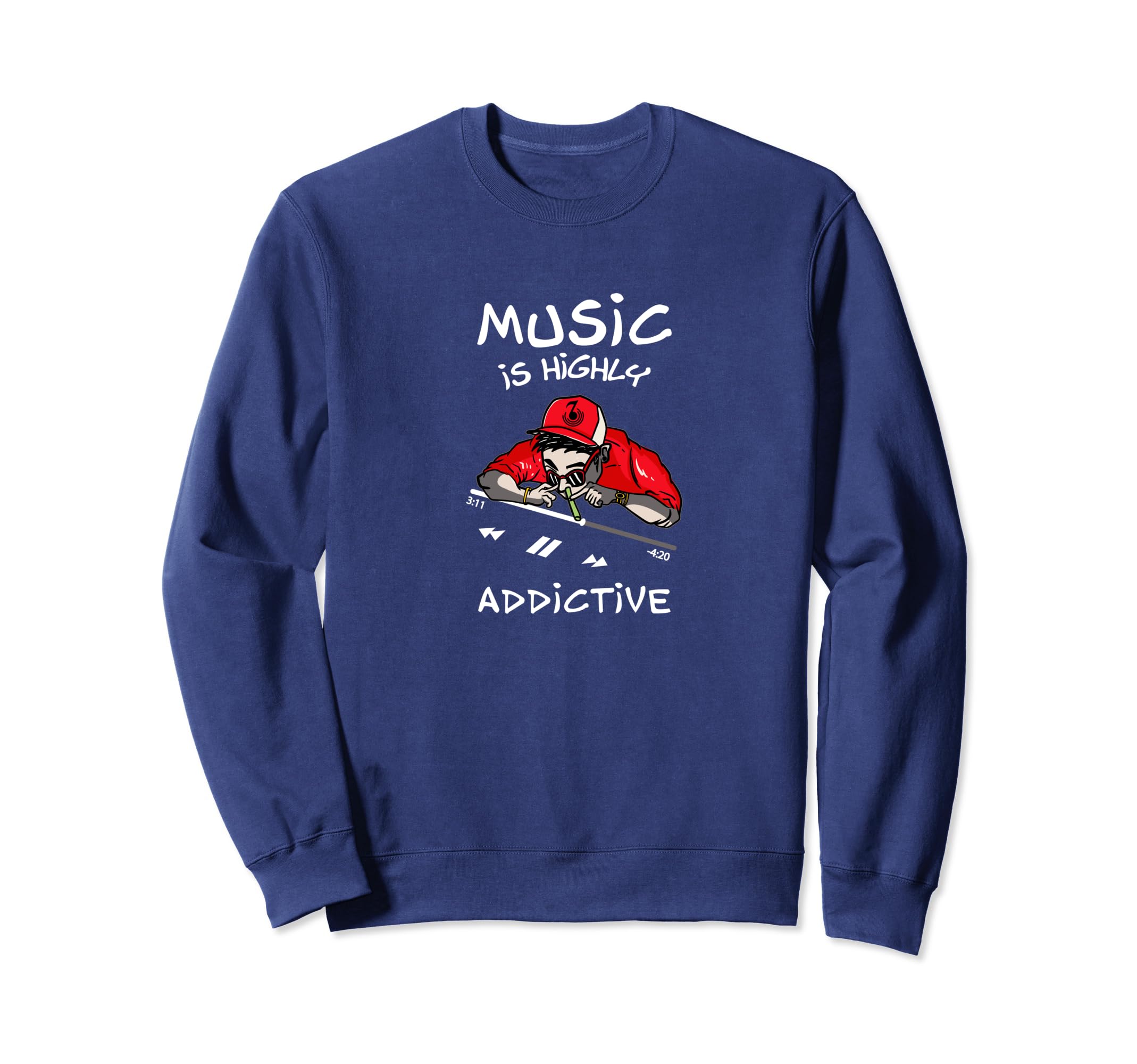Techno Metal Rock Pop Songs Sweatshirt - Custom Art Print for Adults - T-Shirt, Sweatshirt, Hoodie