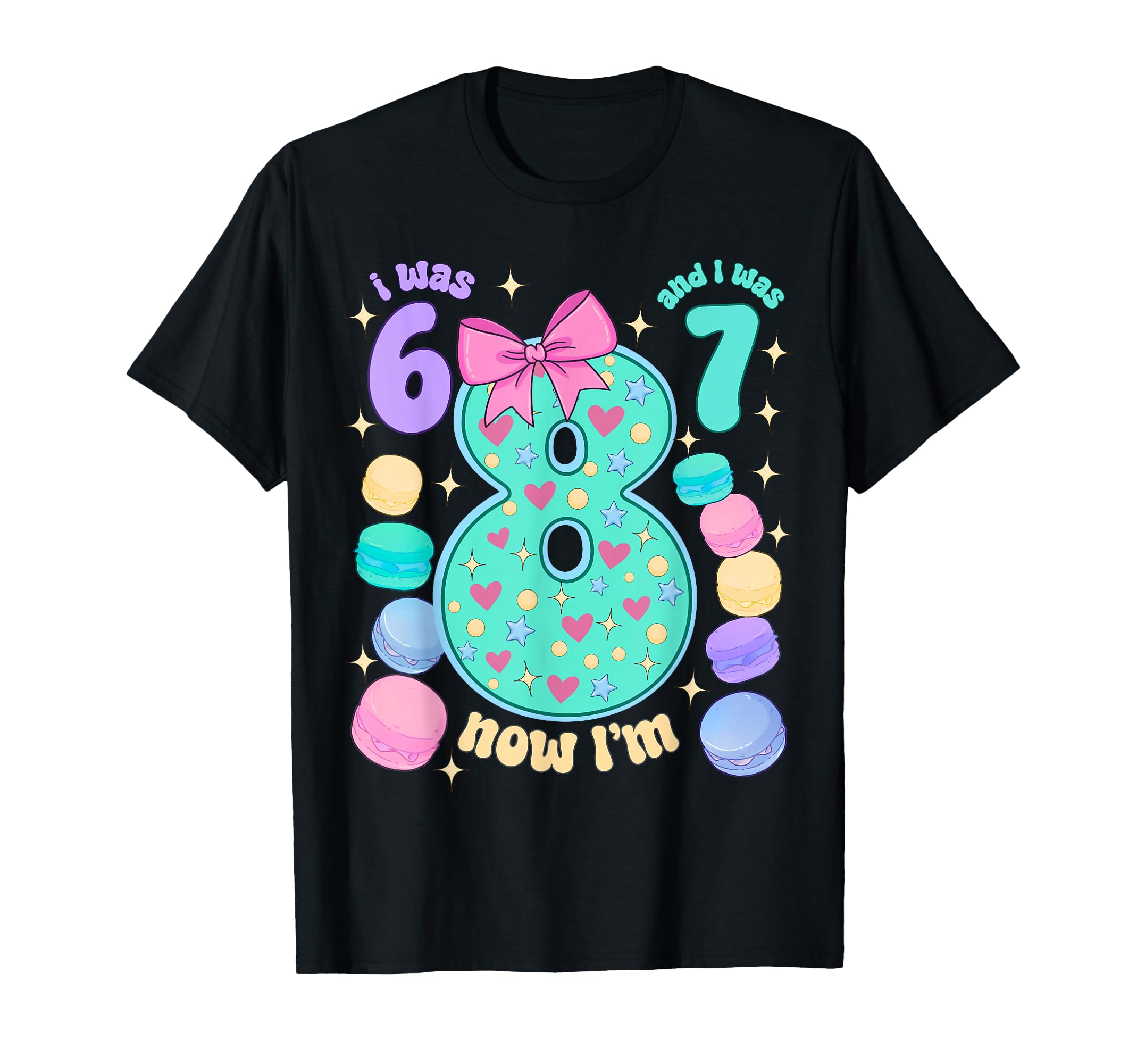 I Was 6 I Was 7 Now Im 8Th Birthday T-Shirt - Novelty Apparel for Adults - T-Shirt, Sweatshirt, Hoodie