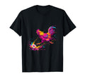 Soccer Player Chicken Art Paint T-Shirt - Minimalist Print for Adults - T-Shirt, Sweatshirt, Hoodie