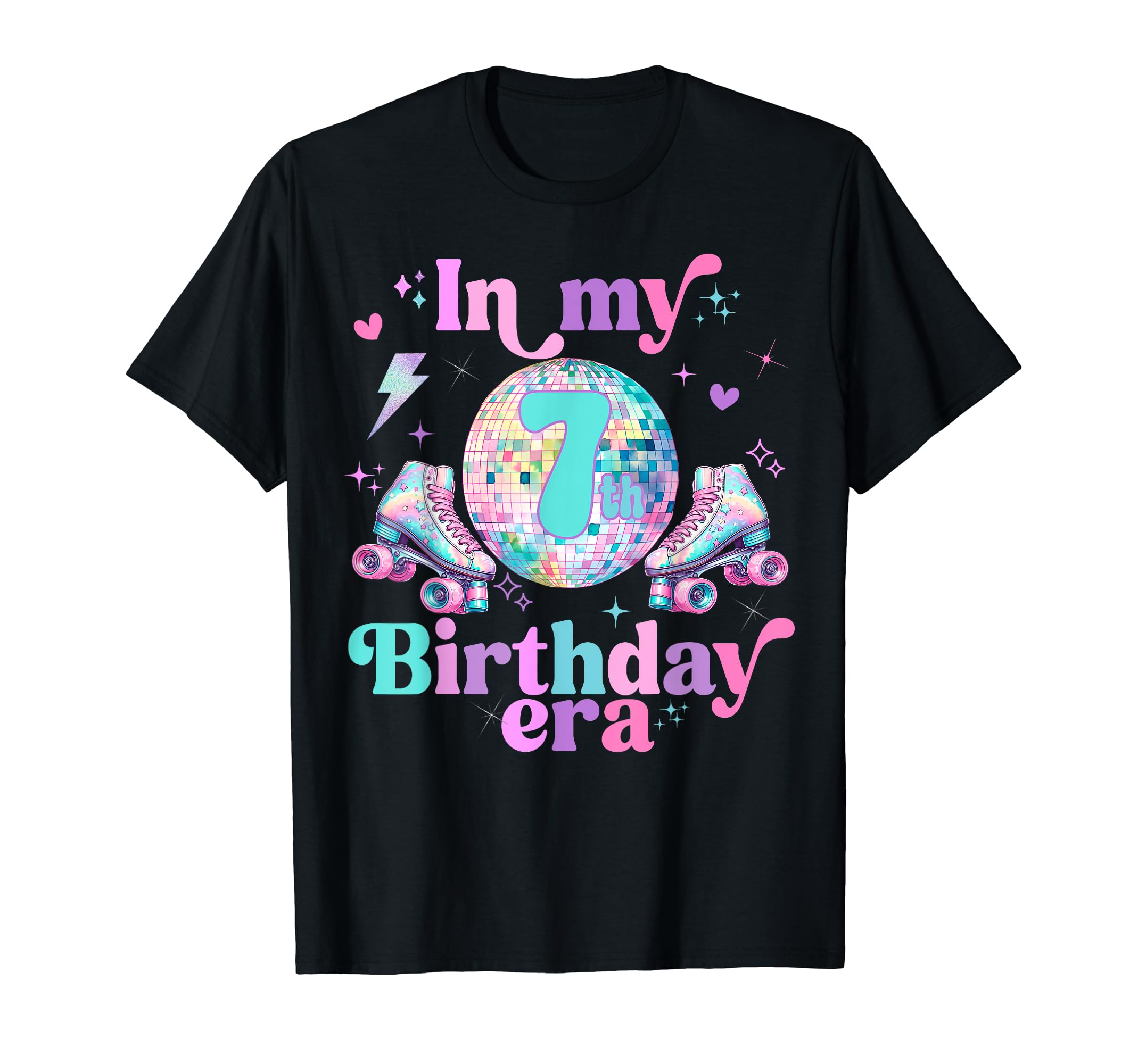 Roller Skates Birthday Disco Ball Sweatshirt - Novelty Apparel for Adults - T-Shirt, Sweatshirt, Hoodie