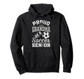 Proud Grandma Soccer Senior Class 2025 Hoodie - Novelty Apparel for Adults - T-Shirt, Sweatshirt, Hoodie