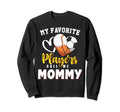 Mommy My Favorite Baseball Soccer Sweatshirt - Aesthetic Graphic Unisex - T-Shirt, Sweatshirt, Hoodie