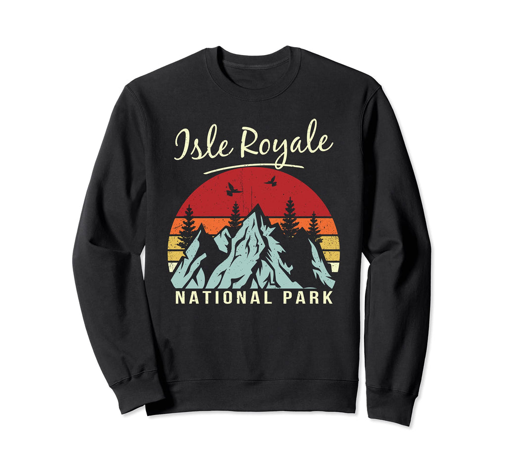 Hiking Camping Isle Royale Sweatshirt - Streetwear Style Men Women - T-Shirt, Sweatshirt, Hoodie