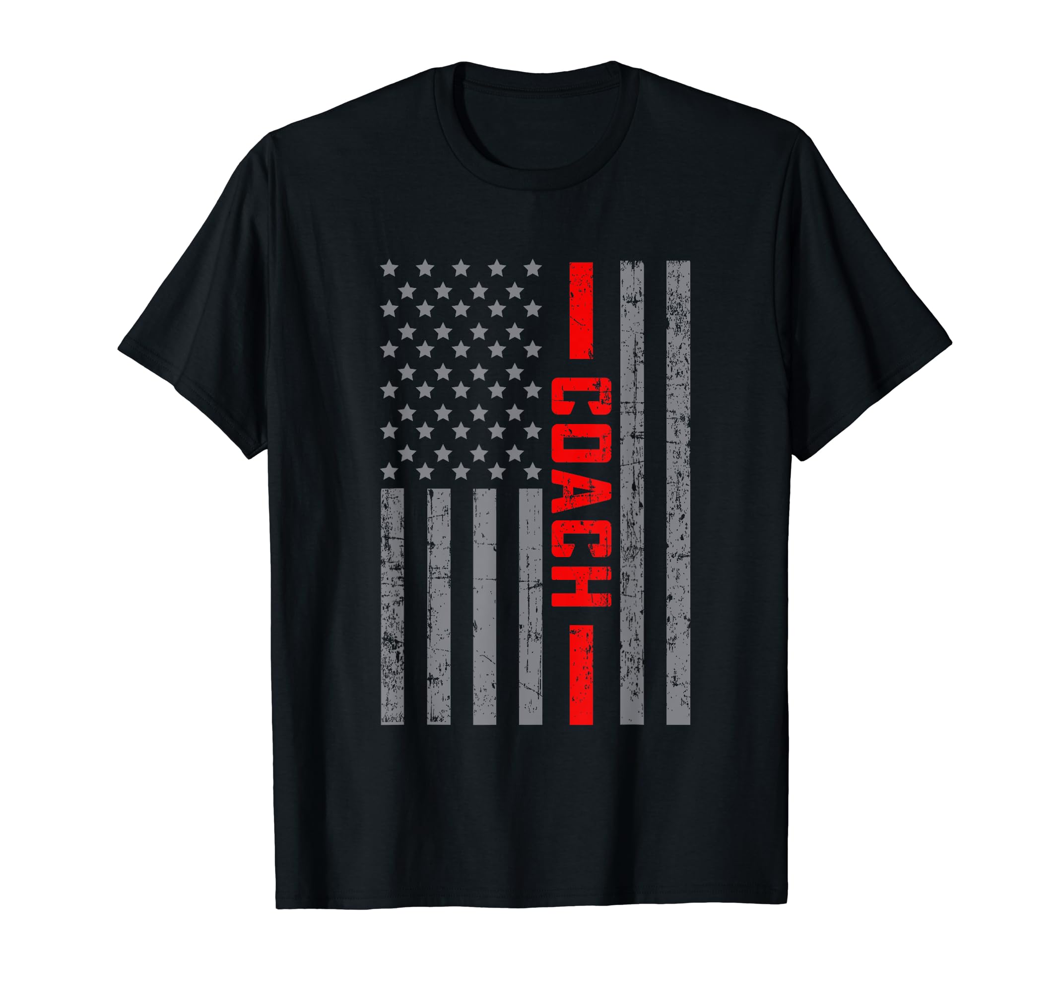 American Flag Coach Us Flag Dad T-Shirt - Trendy Graphic for Adults - T-Shirt, Sweatshirt, Hoodie
