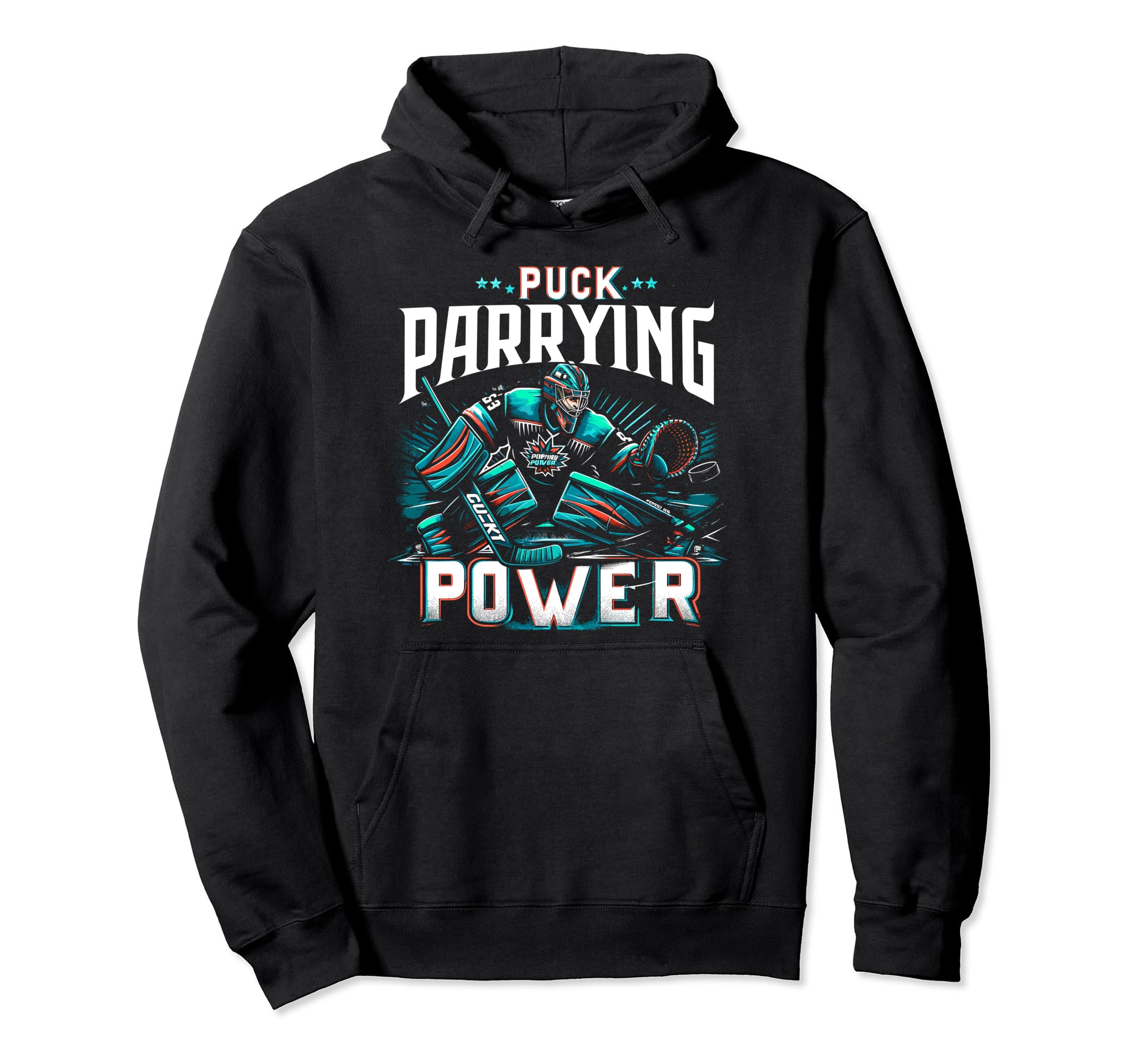 Ice Hockey Goalie Goaltender Keeper Hoodie - Aesthetic Graphic Men Women - T-Shirt, Sweatshirt, Hoodie