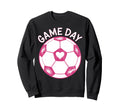 Womens Soccer Game Day Ladies Heart Sweatshirt - Unique Graphic for Adults - T-Shirt, Sweatshirt, Hoodie
