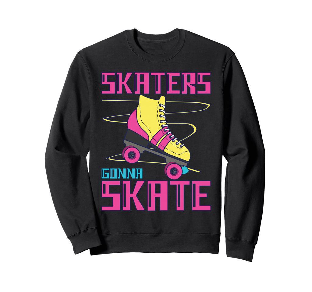 Roller Skating Skate 1970S Skaters Sweatshirt - Aesthetic Graphic Unisex - T-Shirt, Sweatshirt, Hoodie
