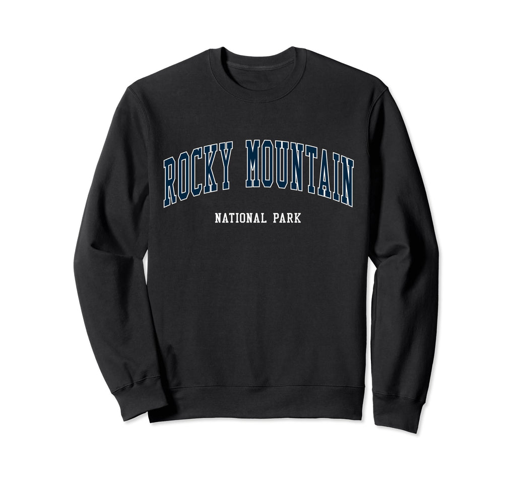 Rocky Mountain National Park Atheltic Sweatshirt - Graphic Print Unisex - T-Shirt, Sweatshirt, Hoodie