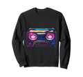 Neon Cassette Tape Gift Sweatshirt - Minimalist Print Unisex - T-Shirt, Sweatshirt, Hoodie