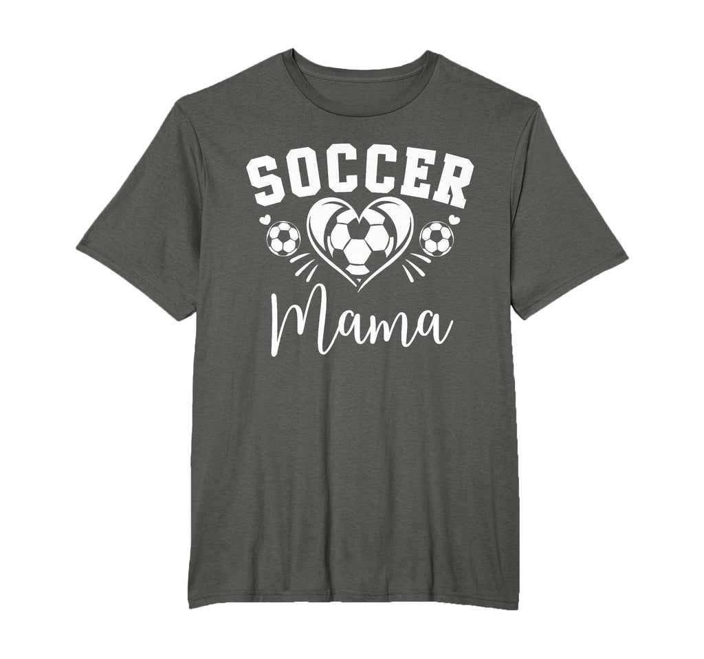 Soccer Mama Soccer Heart T-Shirt - Casual Everyday Wear for Adults - T-Shirt, Sweatshirt, Hoodie