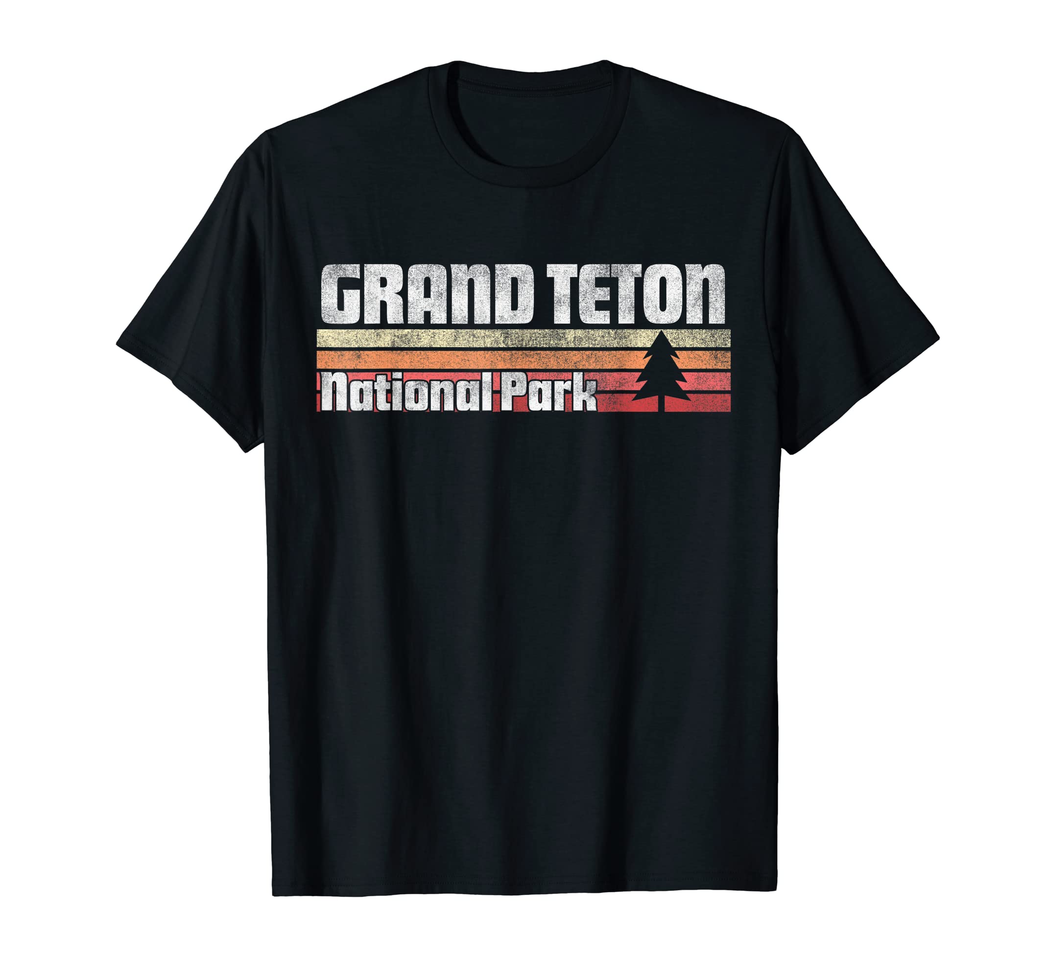 Grand Teton National Park 70S 80S 90S T-Shirt - Custom Art Print Unisex - T-Shirt, Sweatshirt, Hoodie