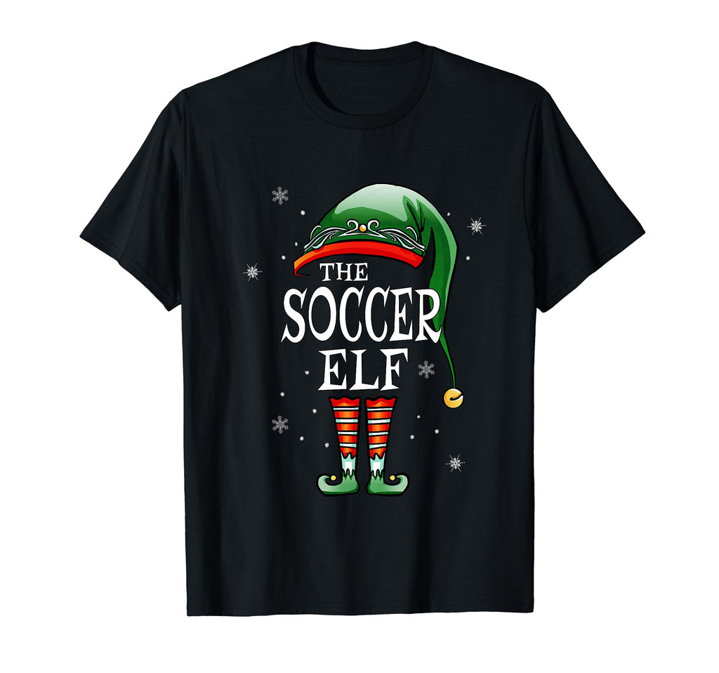 Matching Family Funny Soccer Elf T-Shirt - Custom Art Print for Adults - T-Shirt, Sweatshirt, Hoodie