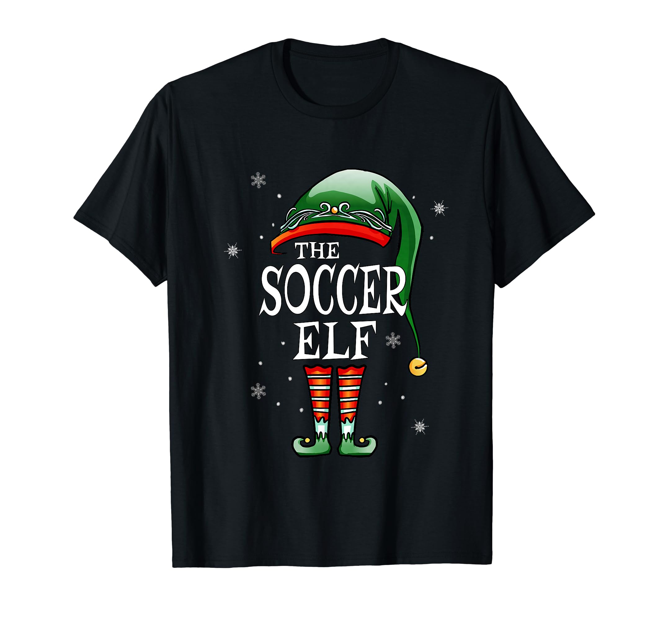 Matching Family Funny Soccer Elf T-Shirt - Custom Art Print for Adults - T-Shirt, Sweatshirt, Hoodie