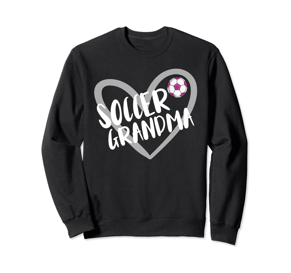 Soccer Grandma Heart Sweatshirt - Graphic Print Men Women - T-Shirt, Sweatshirt, Hoodie