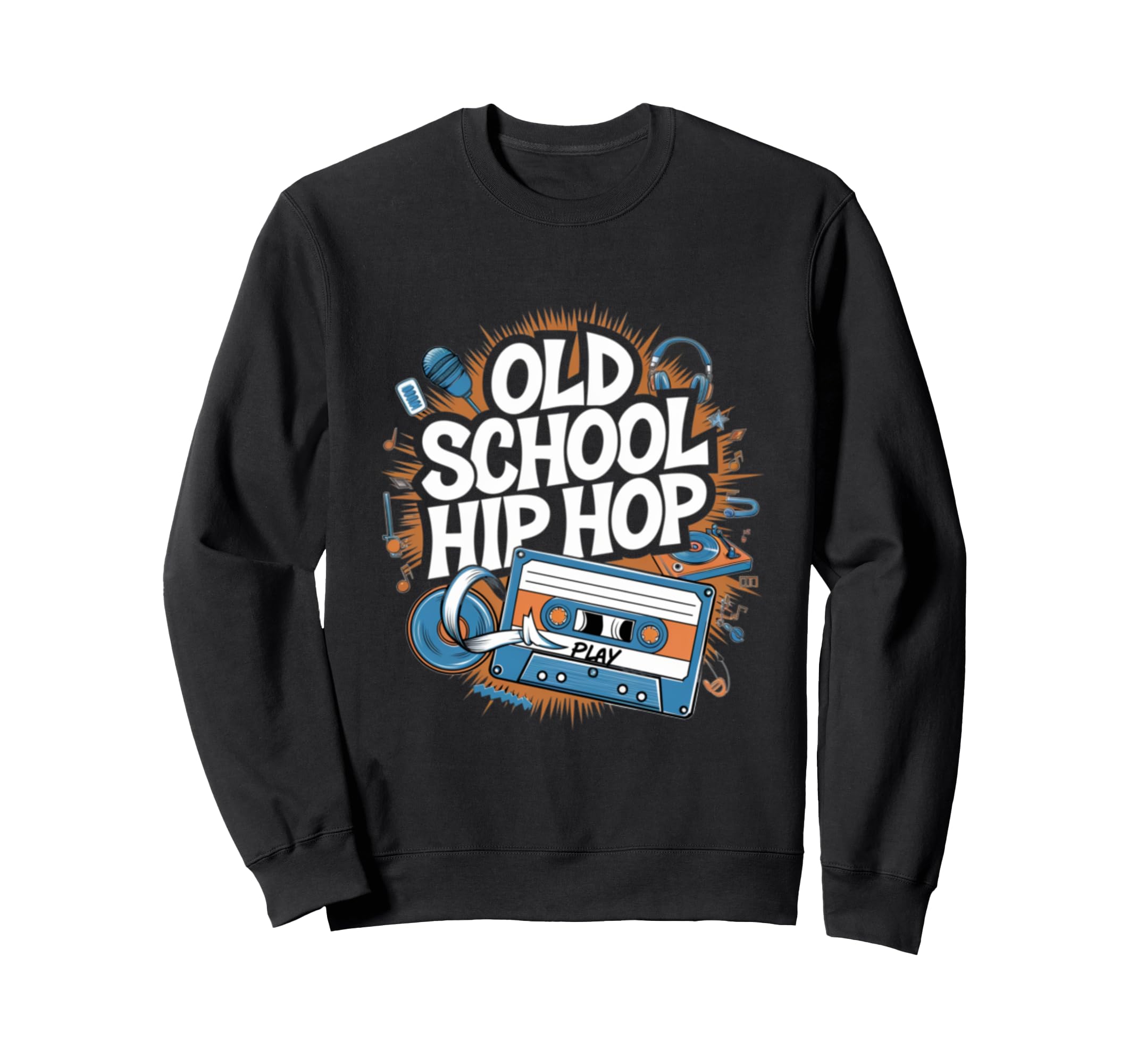 Funny Music 60S 70S Cassette Meme Old Sweatshirt - Novelty Apparel Unisex - T-Shirt, Sweatshirt, Hoodie