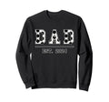 Dad Est 2024 Funny Sports Sweatshirt - Casual Everyday Wear for Adults - T-Shirt, Sweatshirt, Hoodie