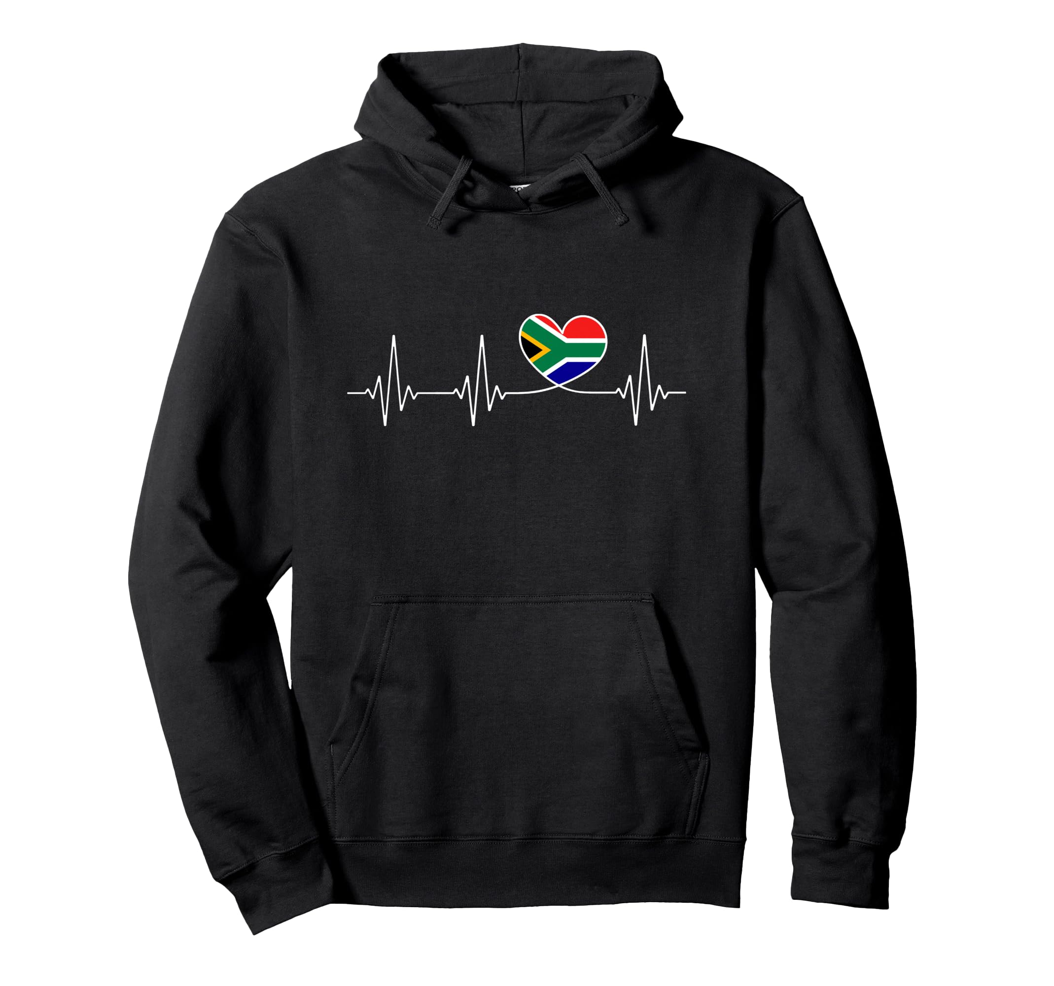 Suid Afrika Love And South African Flag Hoodie - Novelty Apparel Unisex - T-Shirt, Sweatshirt, Hoodie