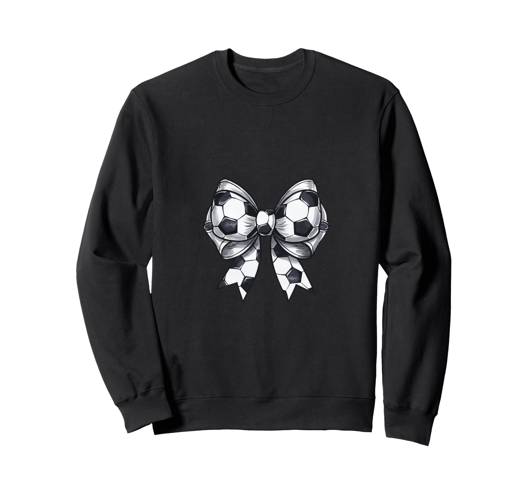 Coquette Soccer Bow Matching Family Sweatshirt - Graphic Print for Adults - T-Shirt, Sweatshirt, Hoodie