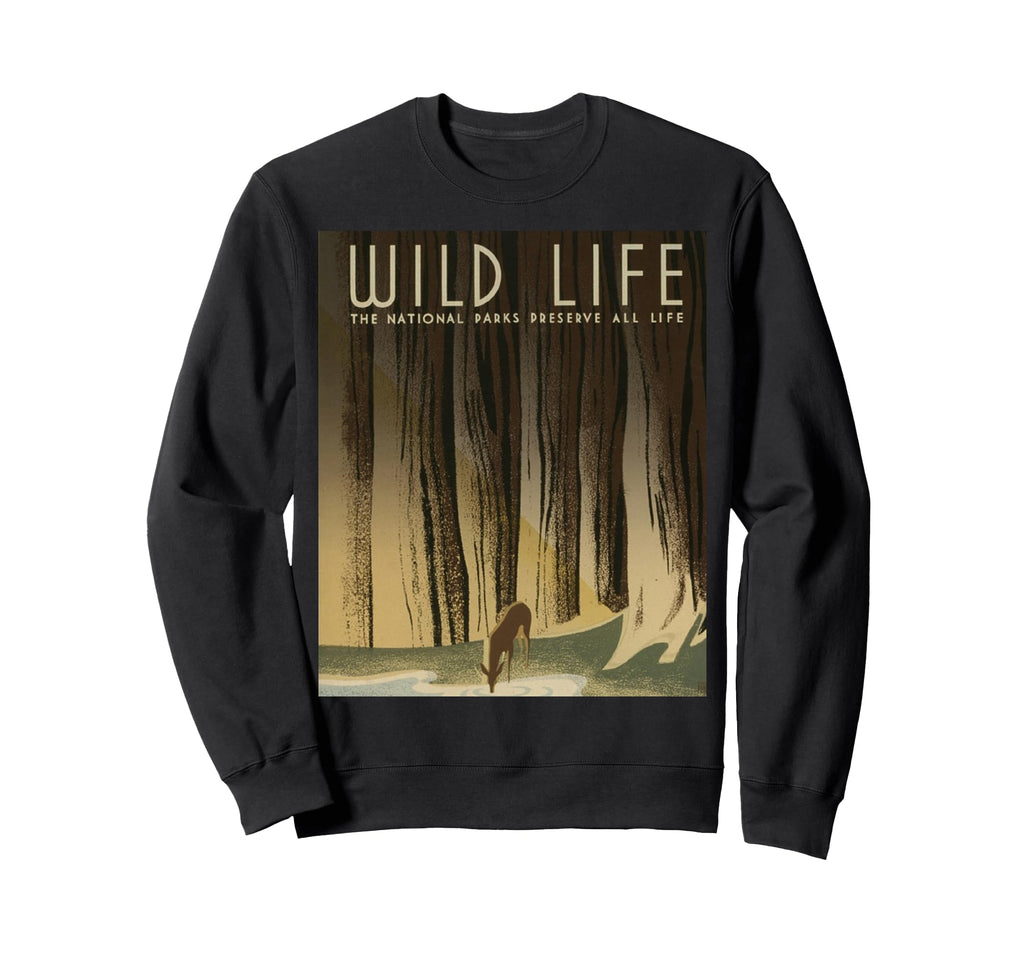 National Parks Wild Life Sweatshirt - Casual Everyday Wear Unisex - T-Shirt, Sweatshirt, Hoodie