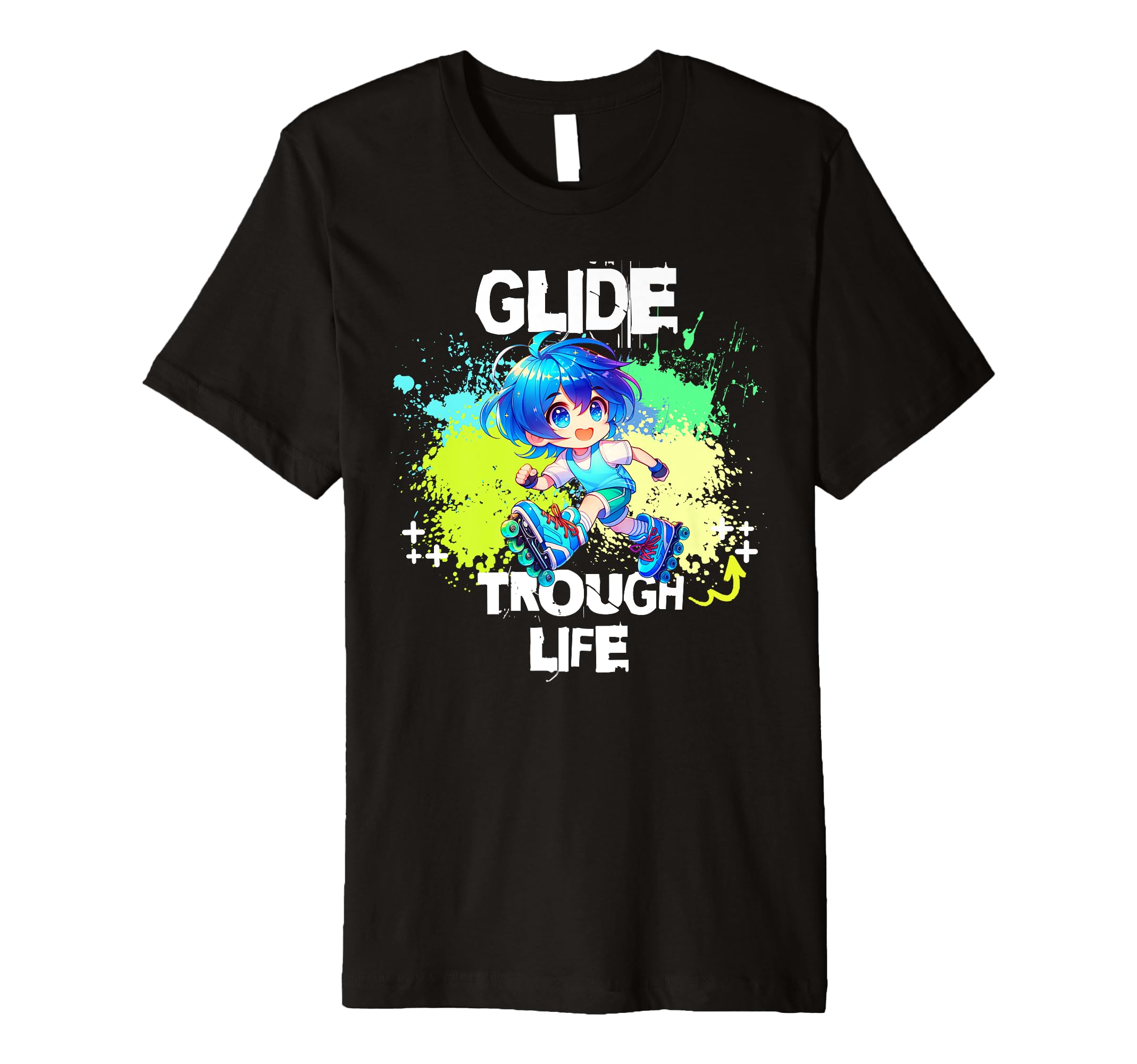 Roller Skating 70S 80S Skates T-Shirt - Minimalist Print Men Women - T-Shirt, Sweatshirt, Hoodie