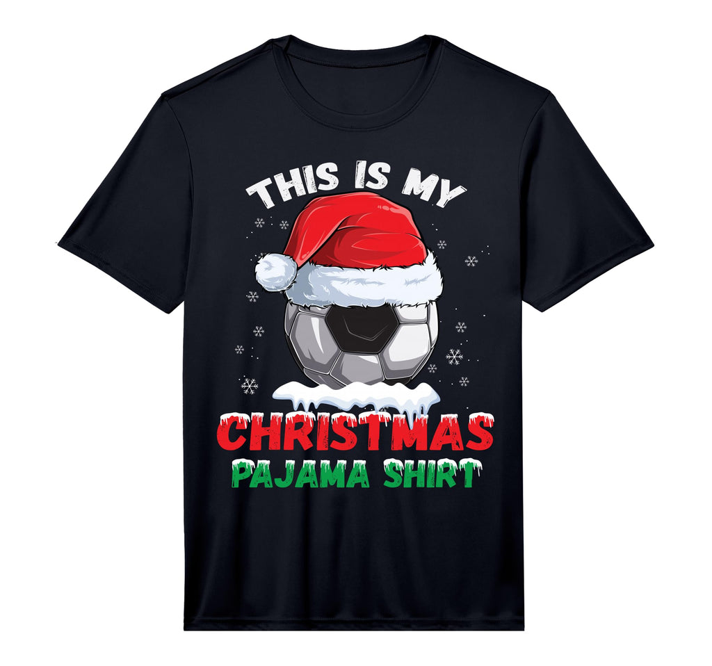 This Is My Pajama Soccer Santa Hat T-Shirt - Trendy Graphic Unisex - T-Shirt, Sweatshirt, Hoodie