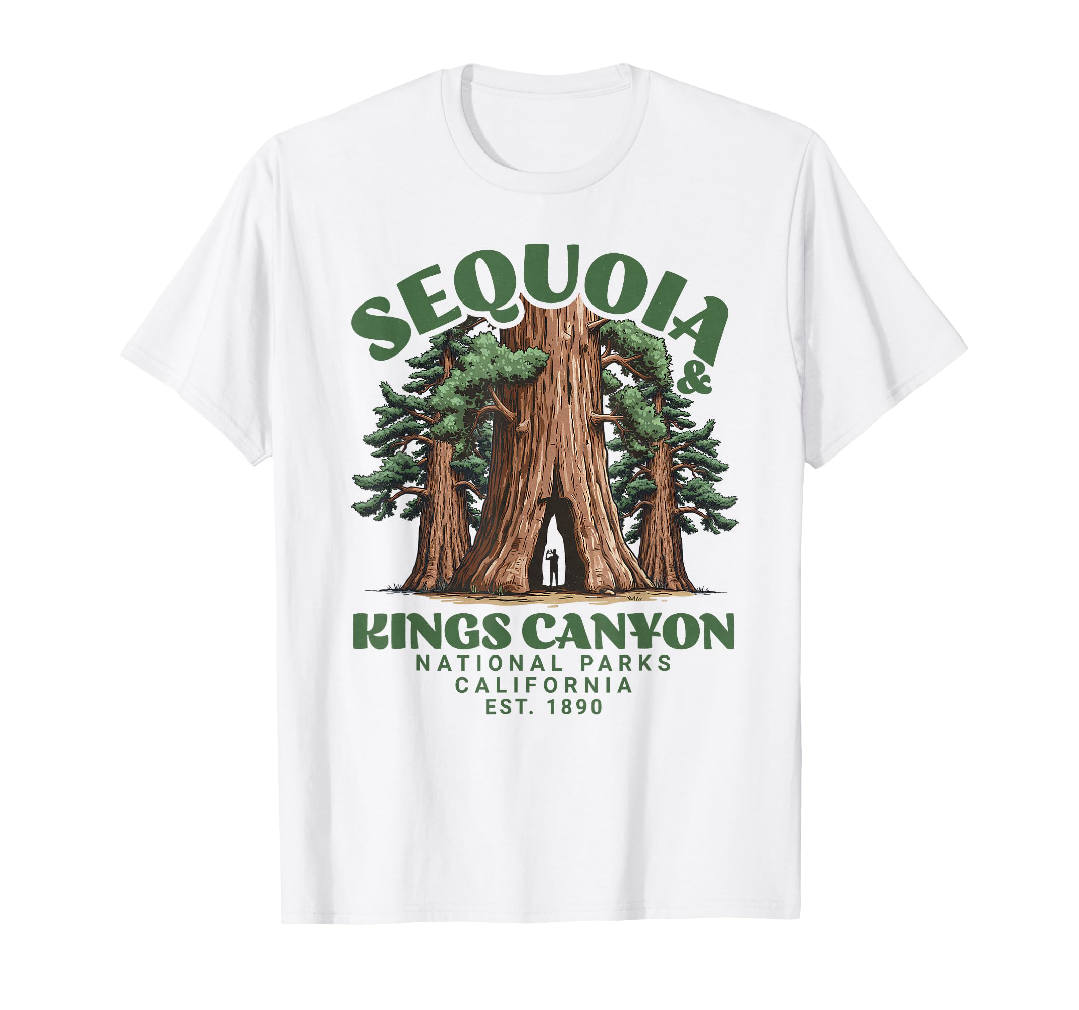 Sequoia Kings Canyon National Parks T-Shirt - Trendy Graphic Men Women - T-Shirt, Sweatshirt, Hoodie