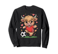 Kawaii Soccer Heifer Just Who Loves Sweatshirt - Trendy Graphic Men Women - T-Shirt, Sweatshirt, Hoodie