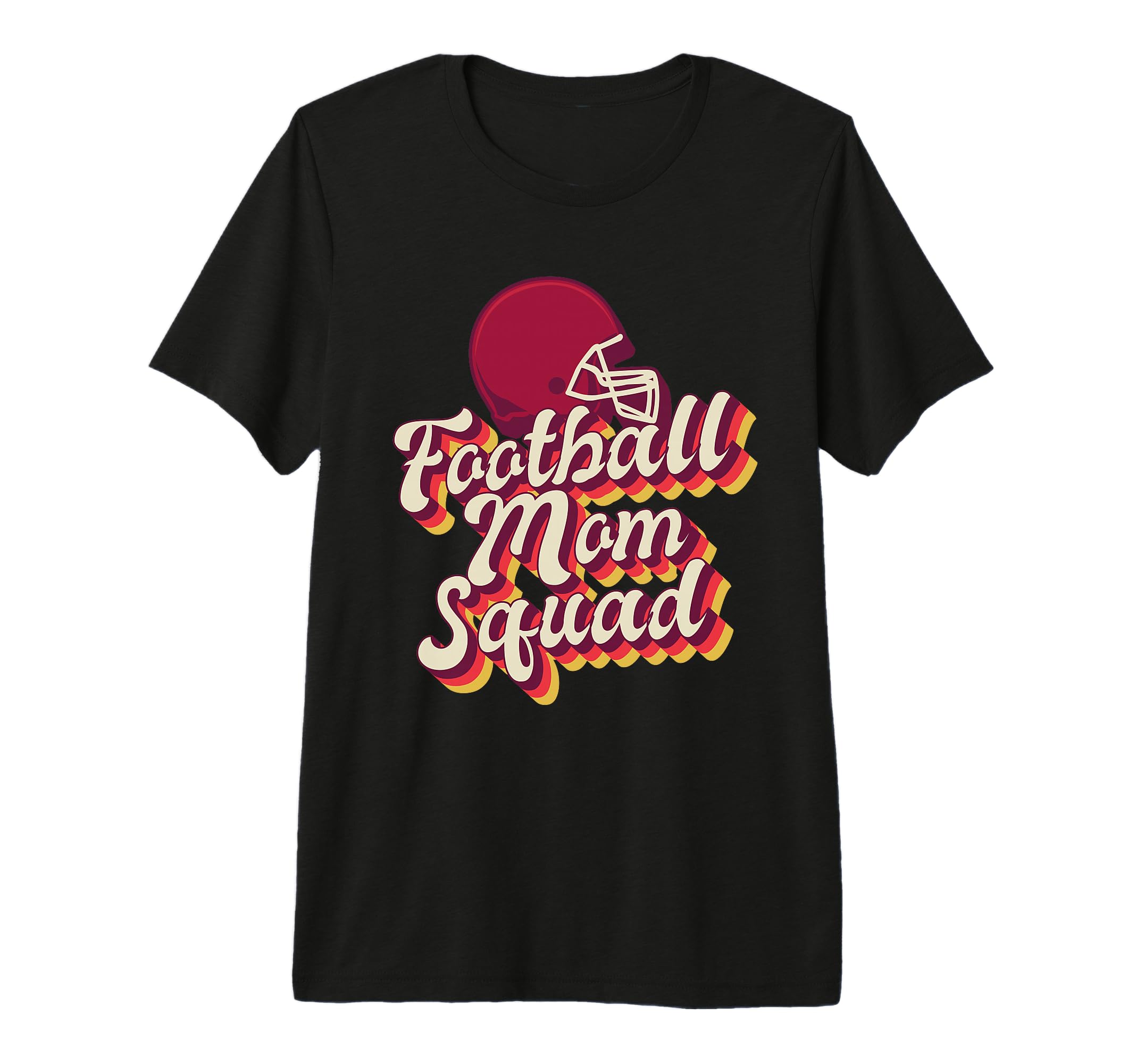 Football Mom Squad Soccer Helmet T-Shirt - Graphic Print Men Women - T-Shirt, Sweatshirt, Hoodie
